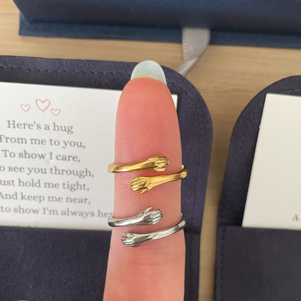Love And Crafted Hug Rings